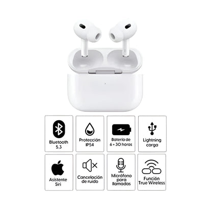 🎧 AirPods 2da Generación con (ANC) + Regalo: Cintilla de Seguridad de Nylon