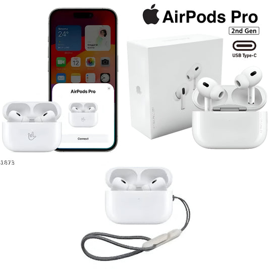 🎧 AirPods 2da Generación con (ANC) + Regalo: Cintilla de Seguridad de Nylon